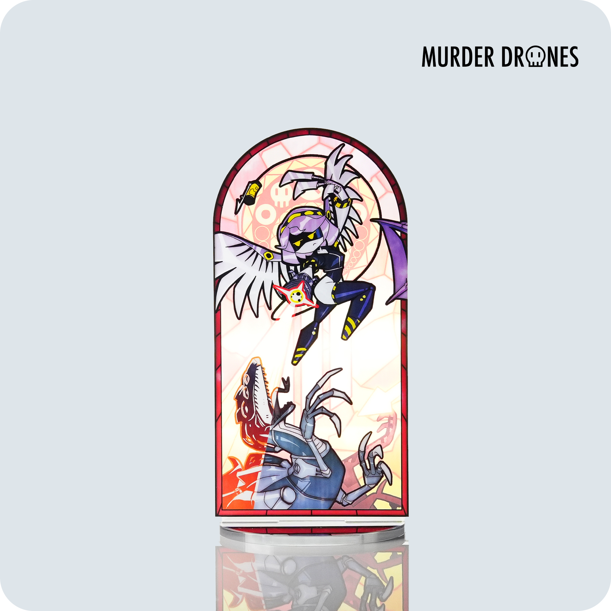 V, Angel of Death Acrylic Stand | Collectible Battle Scene Art