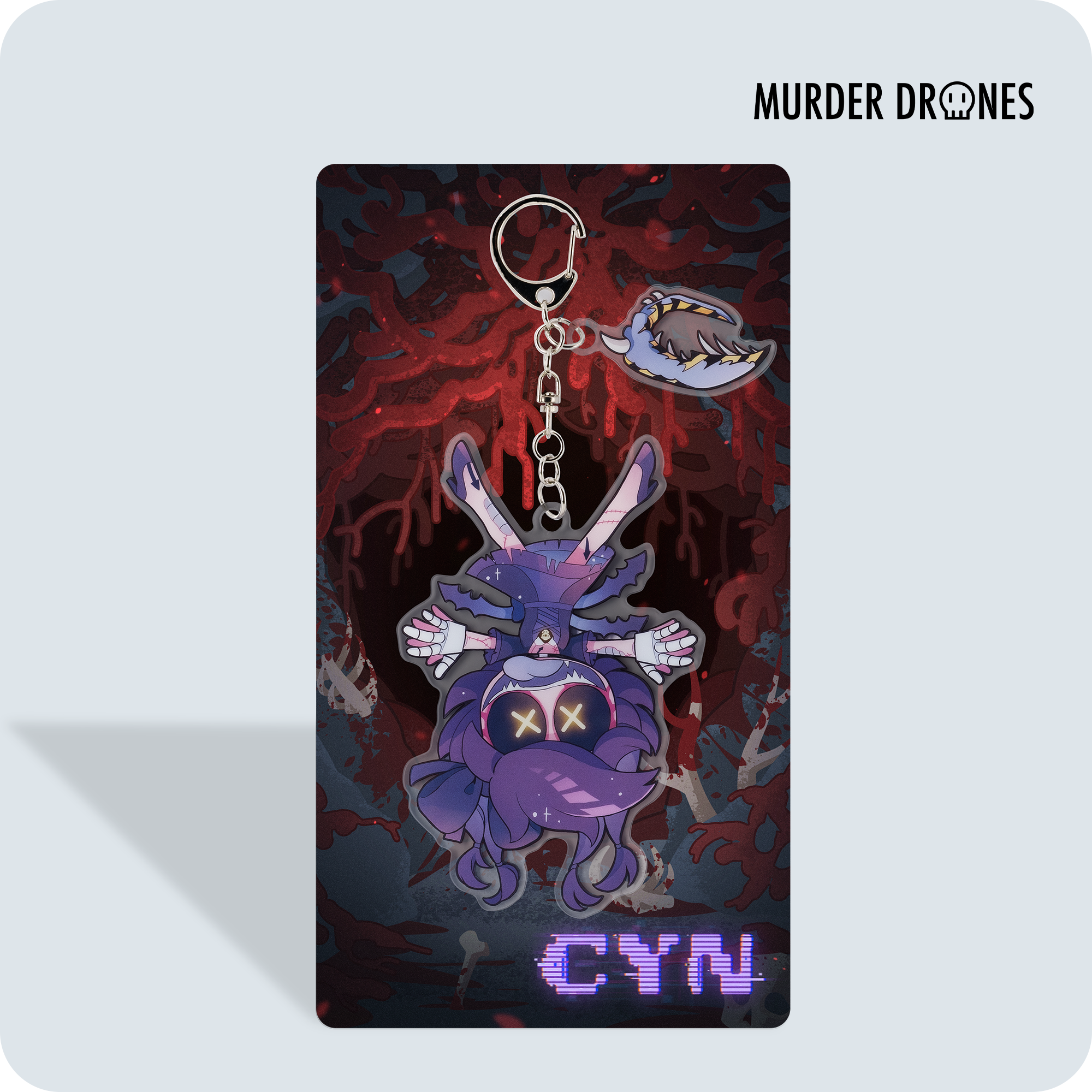 Cute Acrylic Keychain with Chain | Cyn Hang Tail Design