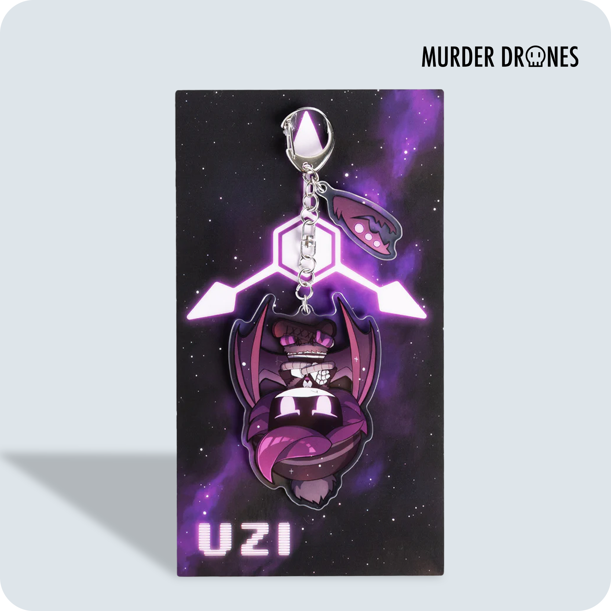 Uzi Hang Tail Keychain - Cute Acrylic Keyring | CheerPuppy14