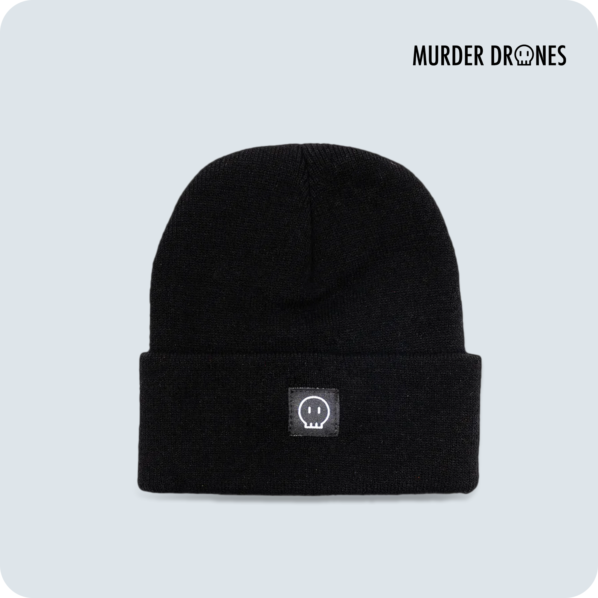 Murder Drones Cotton Beanie for Adults | Sleek & Simple Design