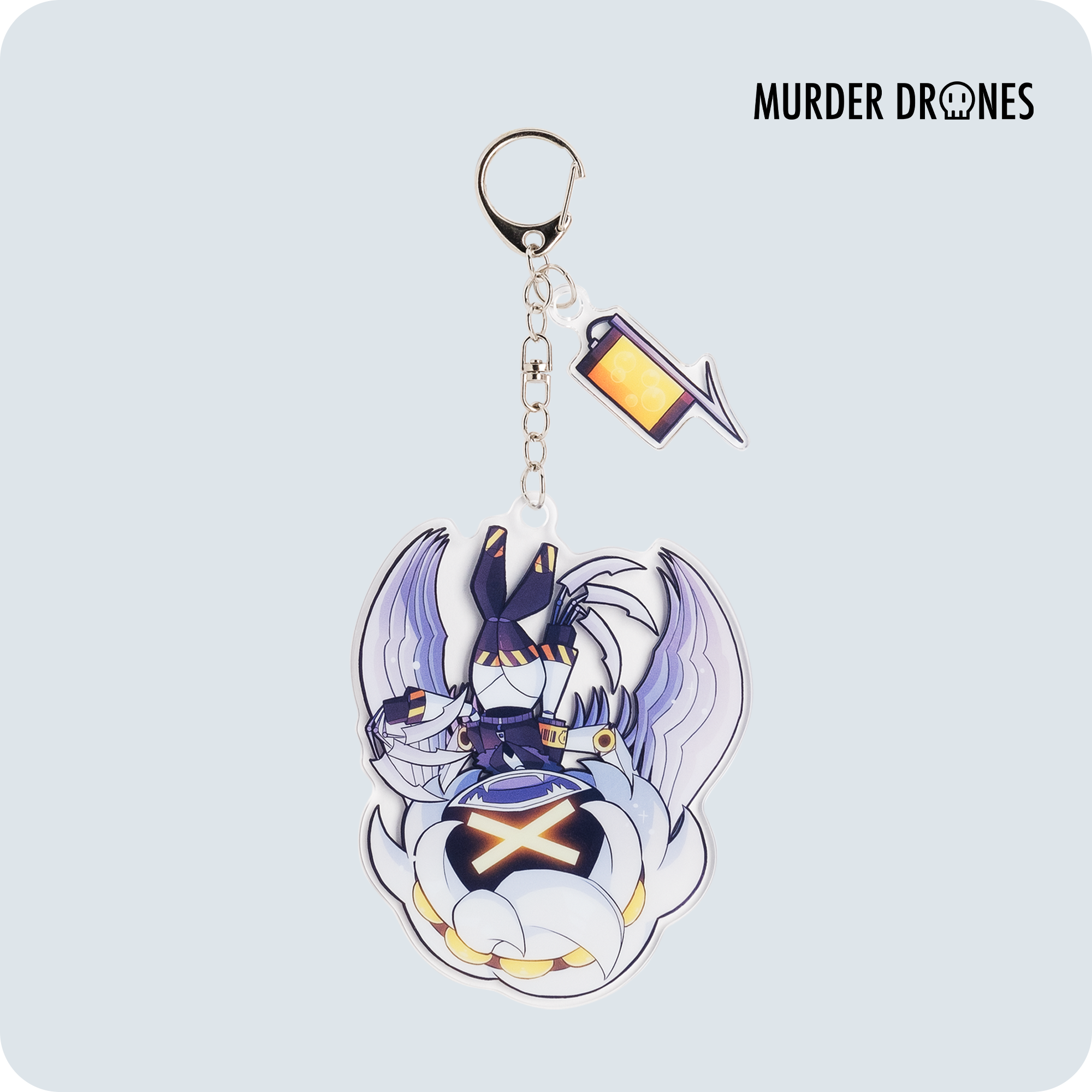 V Hang Tail Keychain | Acrylic Art Keyring by CheerPuppy14