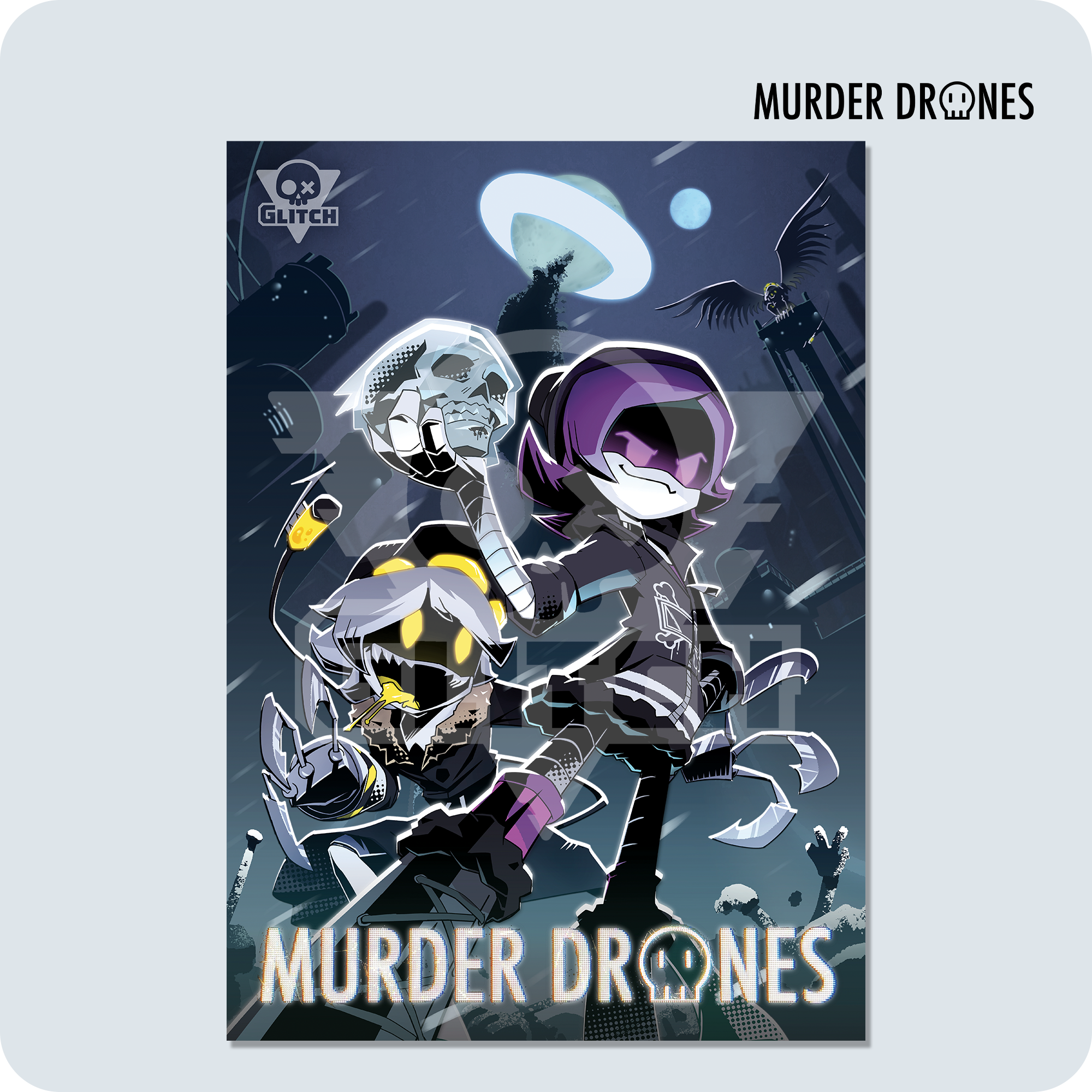 Murder Drones Poster A2 Size | Premium Art Print by Matt Gaglione
