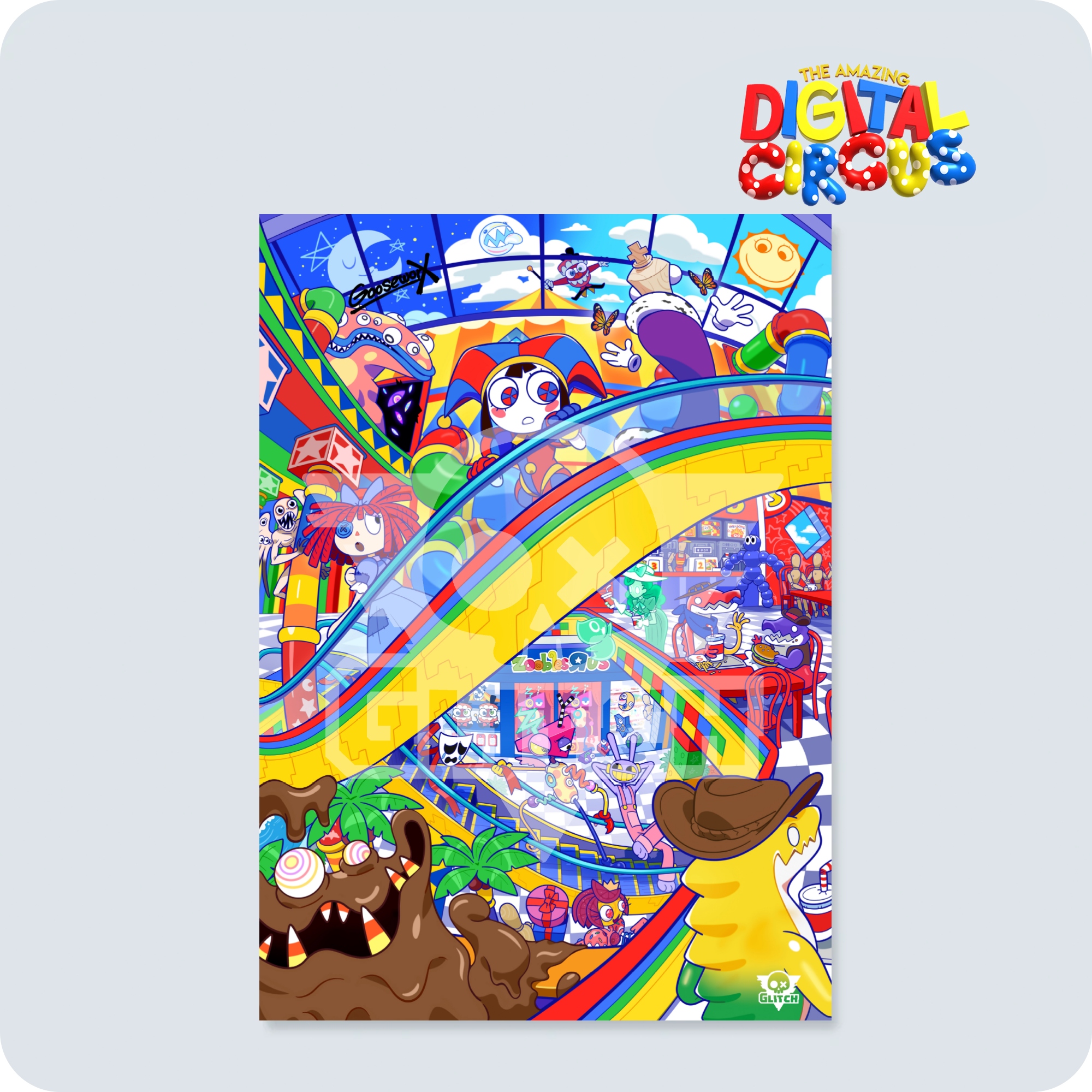 Limited Edition Mall Adventure Poster | A2 Size Art Print by Nelnal