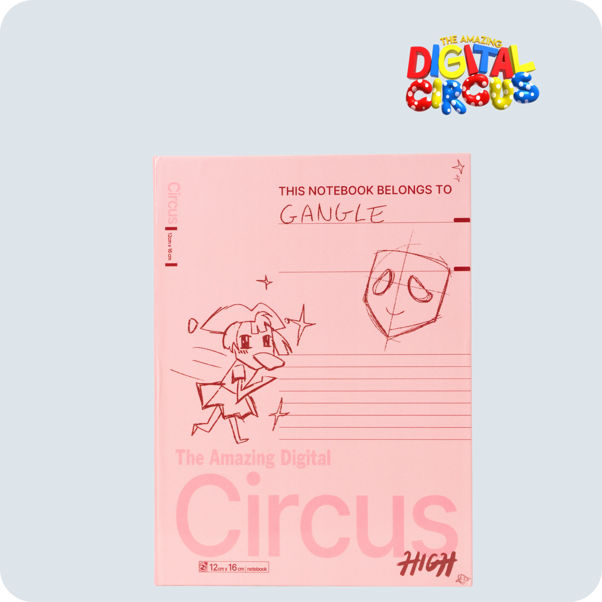 Digital Circus Anime Stationery Set with Memopads & Stickers | Angelica Zhang