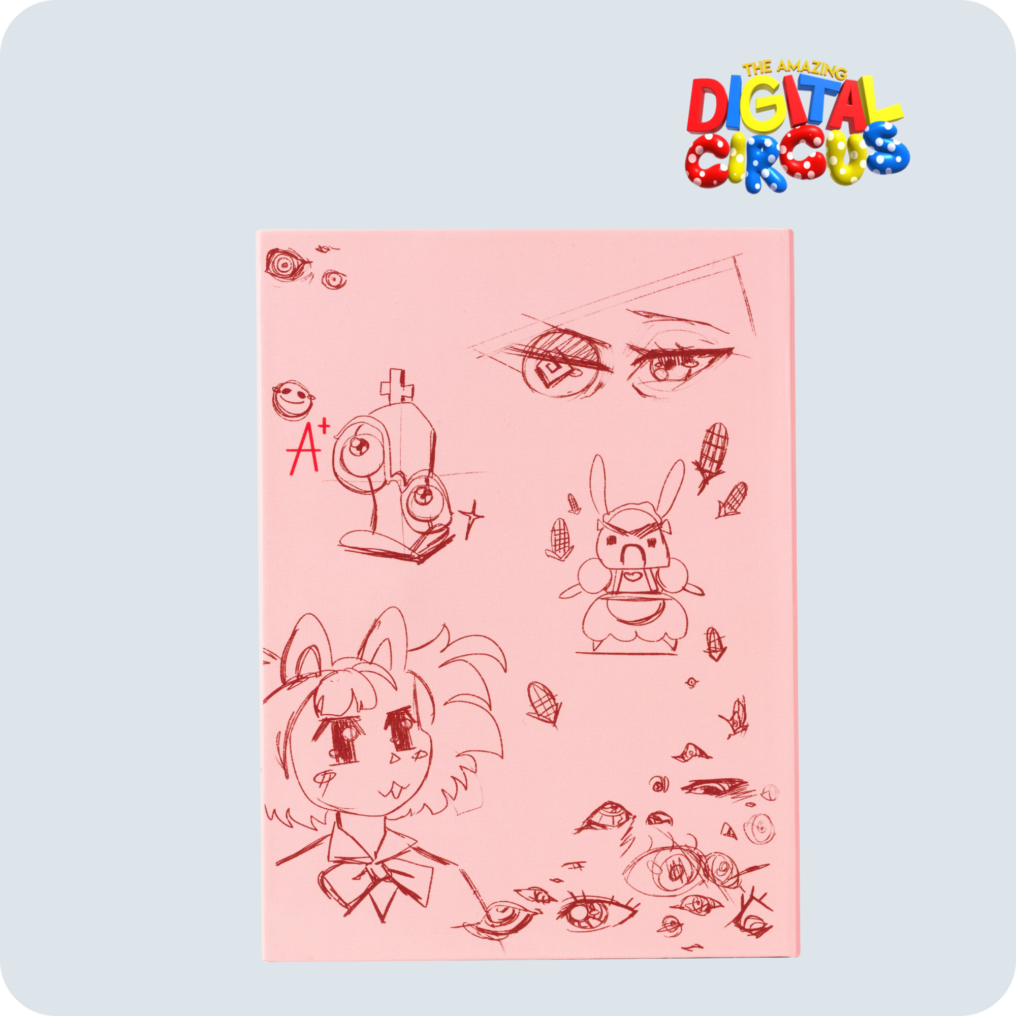 Digital Circus Anime Stationery Set with Memopads & Stickers | Angelica Zhang