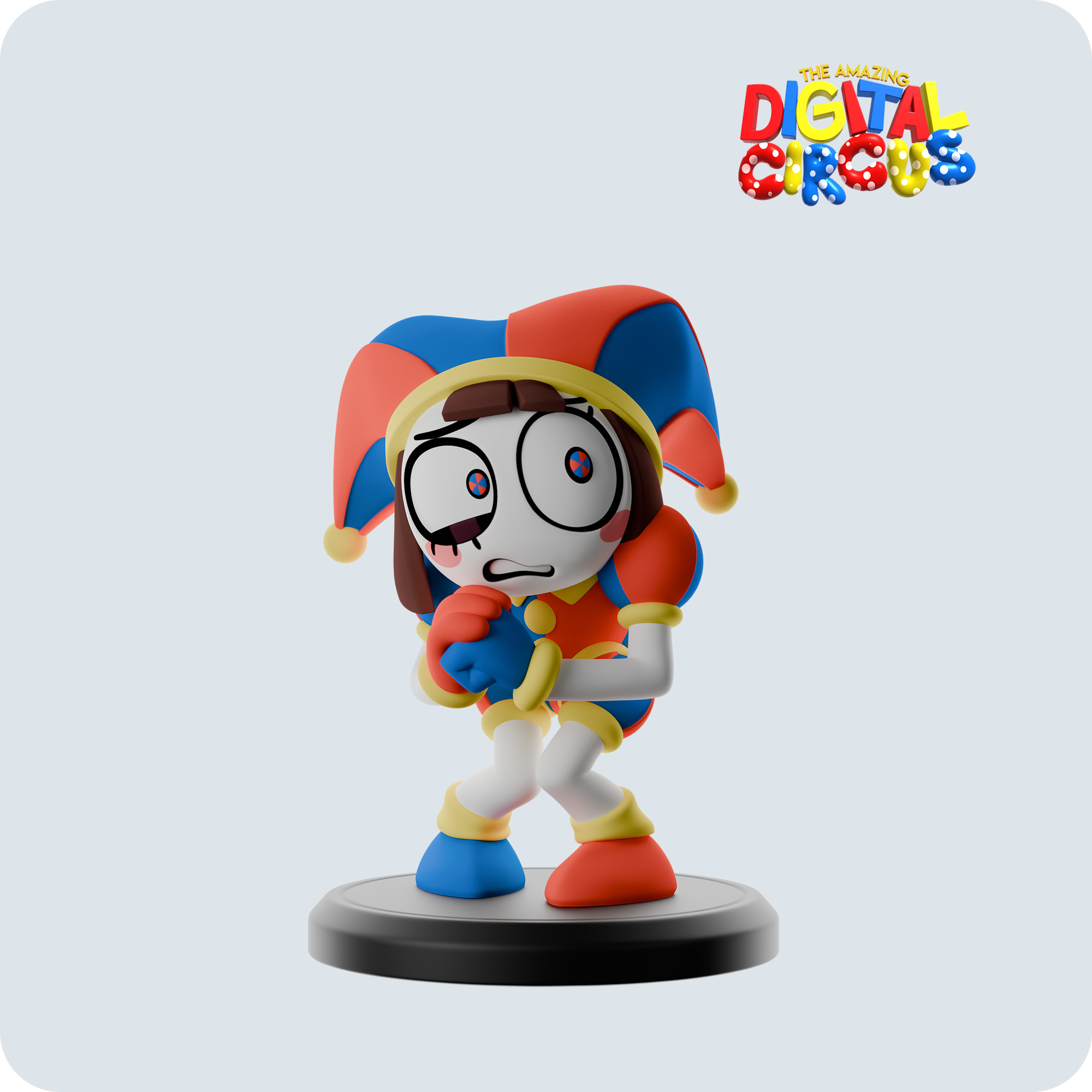 Pomni Animatez PVC Figure | 3.8-Inch Collectible