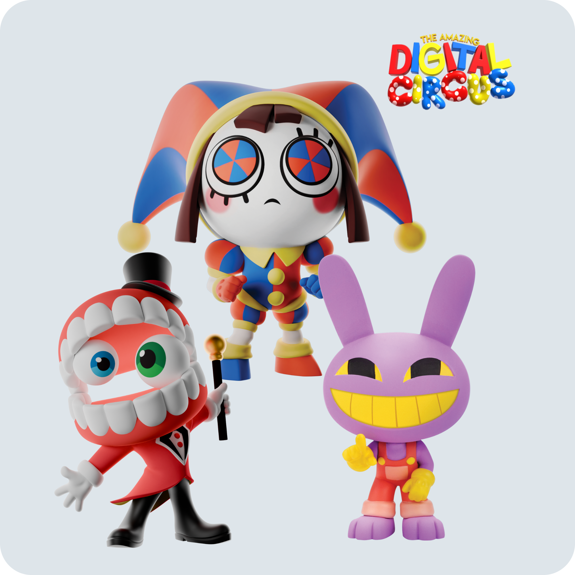 Digital Circus Collectible Figurines Set | Animiniz Main Characters