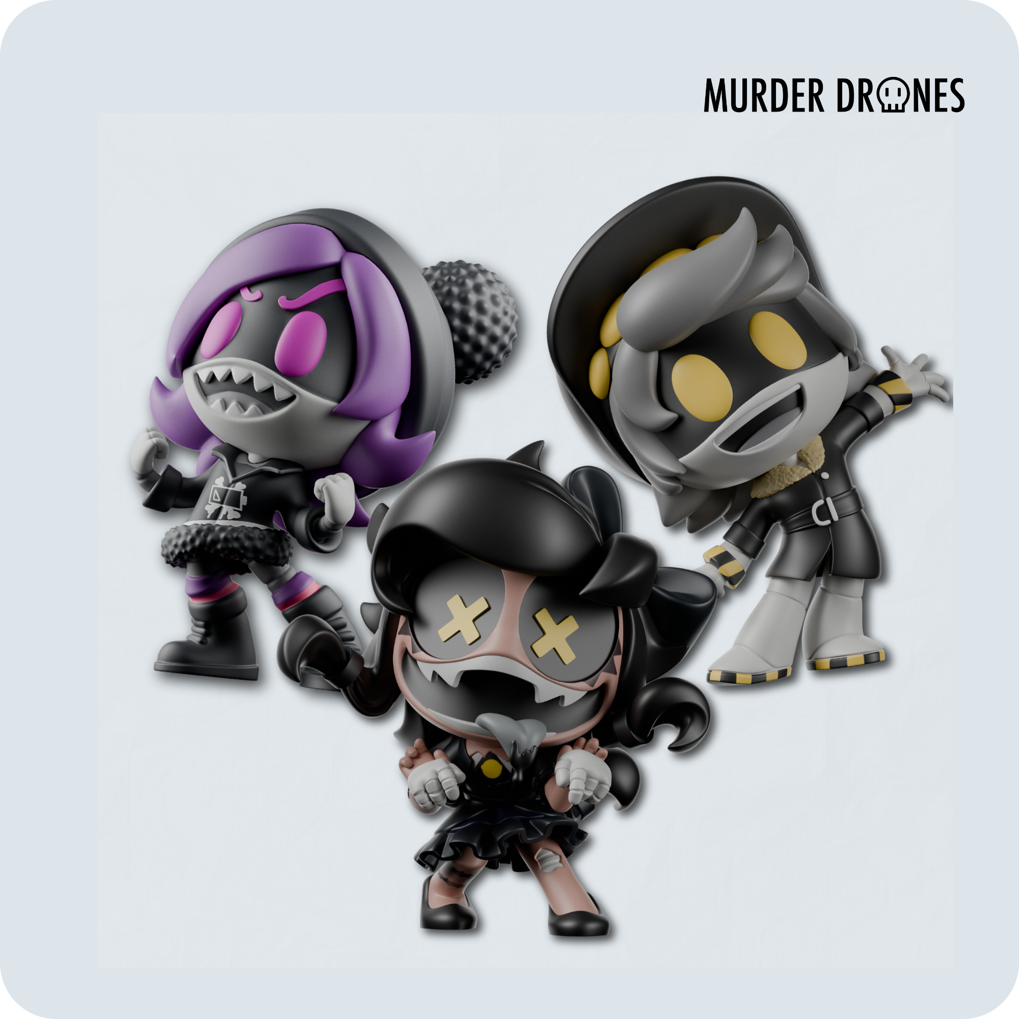 Murder Drones Collectible Figurines Set | Main Characters Series