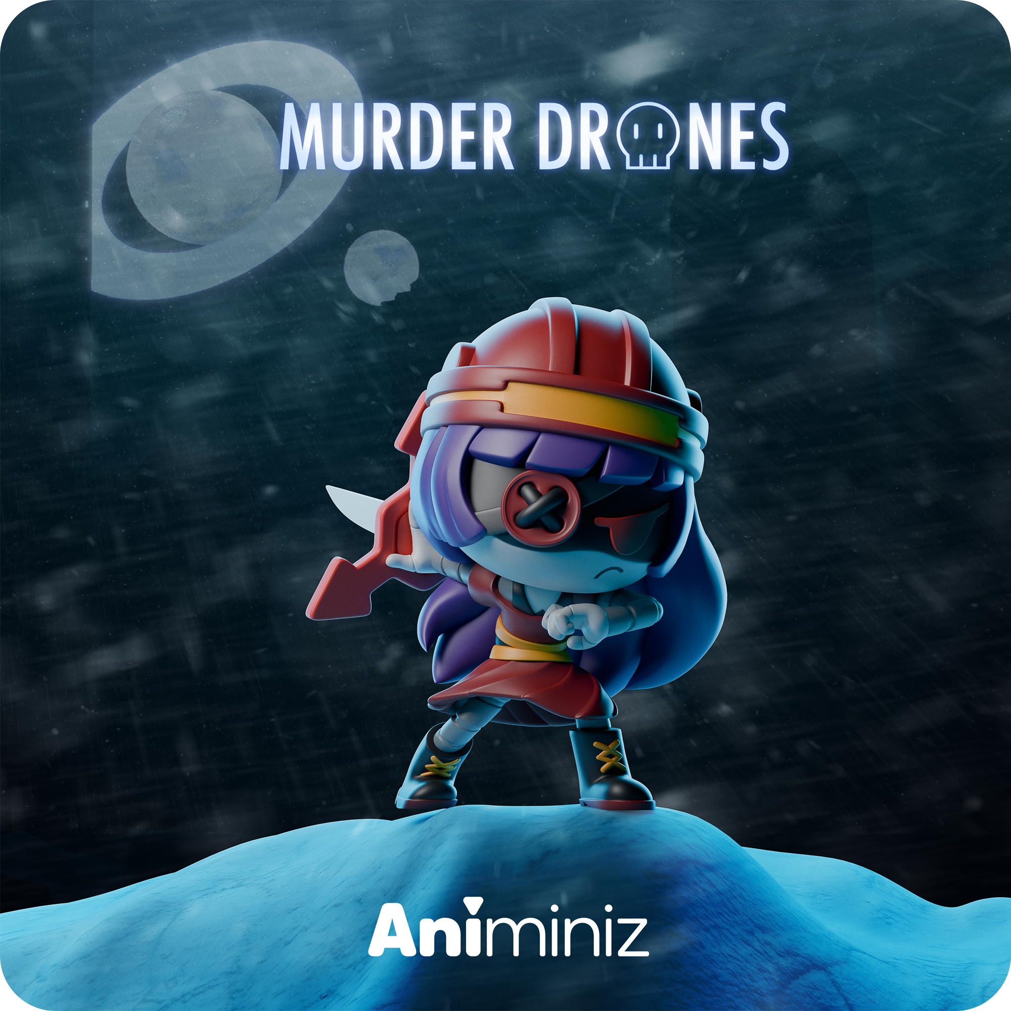 Murder Drones Collectible Figurines Set | Main Characters Series