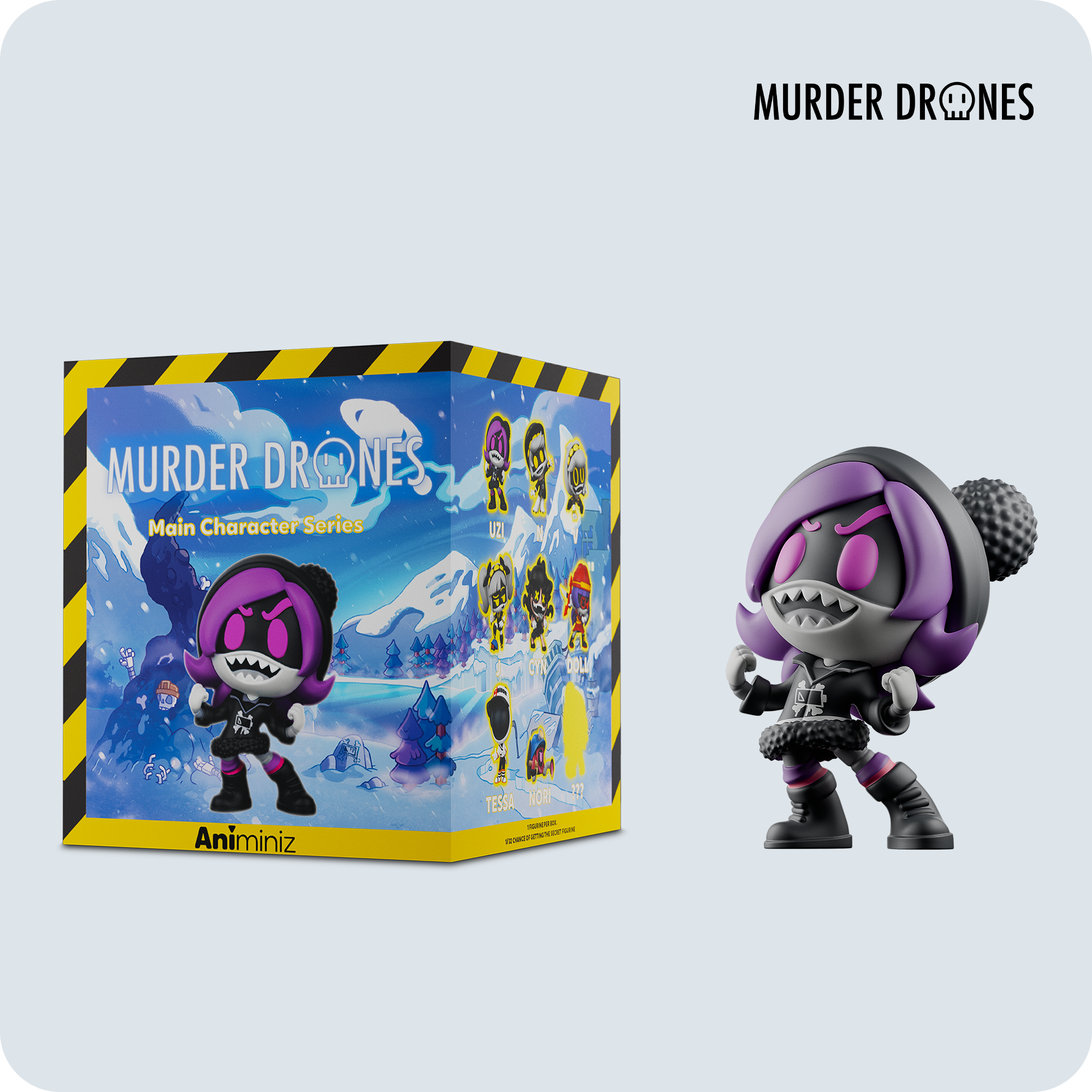 Murder Drones Collectible Figurines Set | Main Characters Series