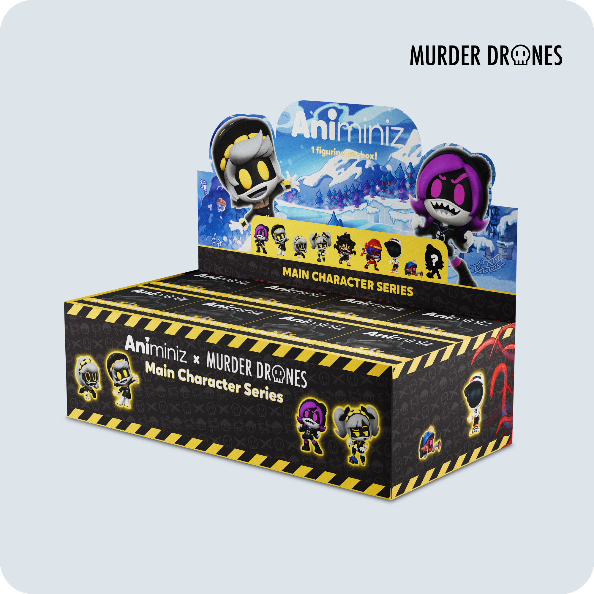 Murder Drones Collectible Figurines Set | Main Characters Series