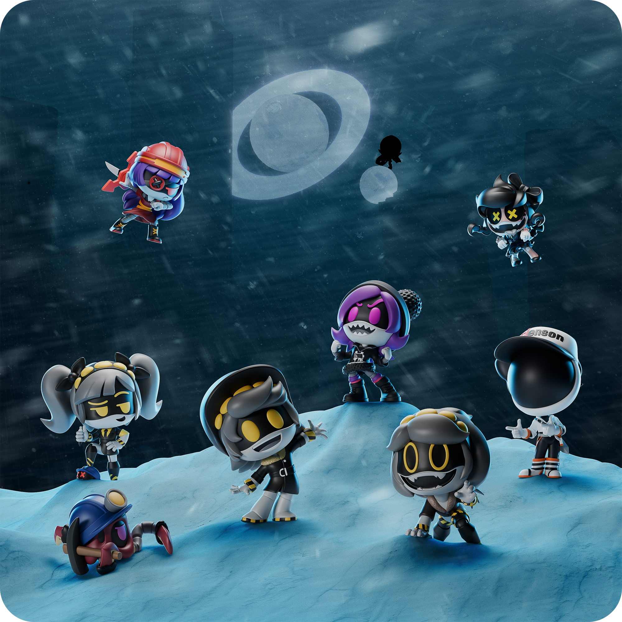 Murder Drones Collectible Figurines Set | Main Characters Series