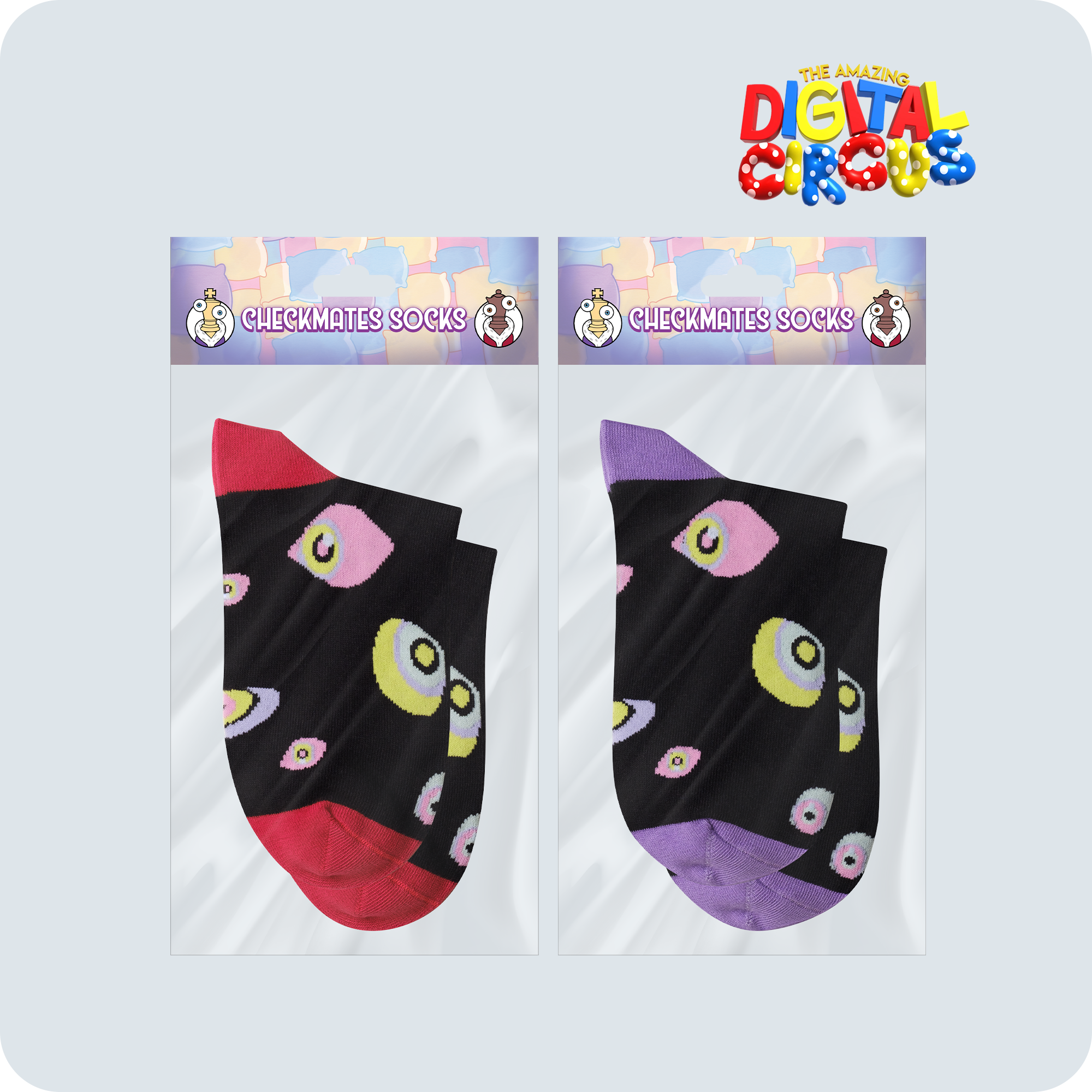 Colorful Cotton Socks for Men & Women | Checkmates by Mosspuppie